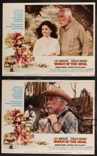 8y556 SHOUT AT THE DEVIL 8 LCs '76 Lee Marvin & Roger Moore in African adventure!