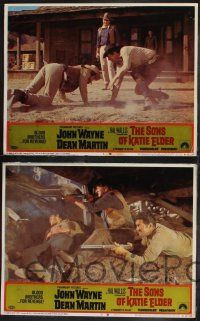 8y940 SONS OF KATIE ELDER 3 LCs R68 western cowboys John Wayne and Dean Martin in action!