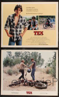 8y613 TEX 8 LCs '82 young Matt Dillon, Meg Tilly & Emilio Estevez, from S.E. Hinton's novel!