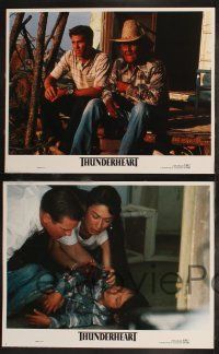 8y621 THUNDERHEART 8 LCs '92 Val Kilmer, Sam Shepard, directed by Michael Apted!