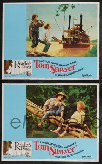 8y627 TOM SAWYER 8 LCs '73 Johnny Whitaker & young Jodie Foster in Mark Twain's classic story!
