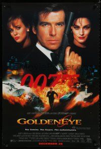 8z014 GOLDENEYE advance DS Aust 1sh '95 Pierce Brosnan as secret agent James Bond 007!