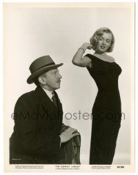 9a086 ASPHALT JUNGLE 8x10.25 still '50 sexy young Marilyn Monroe seduces Sam Jaffe!