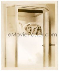 9a122 BIG STEAL 8.25x10 still '49 close up of sexiest Jane Greer naked in shower scene!
