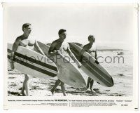 9a123 BIG WEDNESDAY 8x10.25 still '78 Gary Busey & surfers w/ boards, John Milius surfing classic!