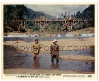9a009 BRIDGE ON THE RIVER KWAI color 8x10 still '58 Alec Guinness & Sessue Hayakawa at the climax!