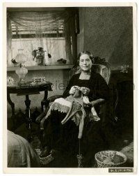 9a154 BROKEN LULLABY 8x10.25 still '32 Ernst Lubitsch, portrait of old lady knitting in chair!