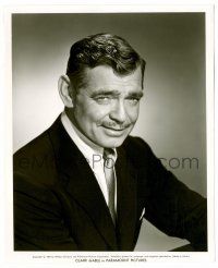 9a193 CLARK GABLE 8.25x10 still '57 head & shoulders portrait wearing suit & tie by Bud Fraker!