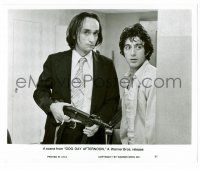 9a230 DOG DAY AFTERNOON 8.25x10 still '75 Al Pacino & John Cazale during botched bank robbery!