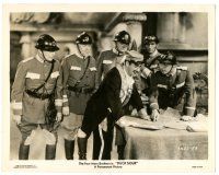 9a243 DUCK SOUP 8x10.25 still '33 Groucho Marx as Rufus T. Firefly & Zeppo go over plans!