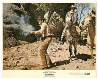 9a013 EL DORADO 8x10 mini LC '66 John Wayne on horseback watches James Caan firing shotgun!