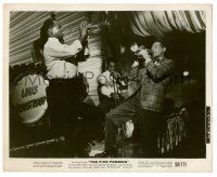 9a275 FIVE PENNIES 8.25x10 still '59 Louis Armstrong & Danny Kaye playing trumpets together!