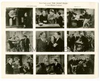 9a302 FRONT PAGE 8x10 key book still '31 montage of Adolphe Menjou, Pat O'Brien & Mae Clarke!