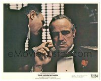 9a020 GODFATHER color 8x10 still '72 best close up of Marlon Brando, Francis Ford Coppola classic!
