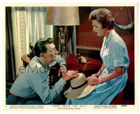 9a026 HOME FROM THE HILL color 8x10 still #6 '60 close up of Robert Mitchum & Eleanor Parker!