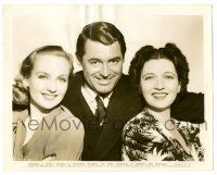 9a418 IN NAME ONLY 8x10.25 still '39 portrait of Cary Grant between Carole Lombard & Kay Francis!