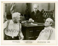 9a426 INHERIT THE WIND 8x10.25 still '60 c/u of Spencer Tracy, Fredric March & judge Harry Morgan!