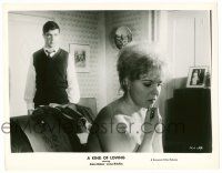 9a499 KIND OF LOVING 8x10.25 still '62 Alan Bates & sexy naked June Ritchie, John Schlesinger!
