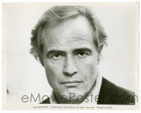 9a523 LAST TANGO IN PARIS 8x10.25 still '73 best close portrait of Marlon Brando, Bertolucci!