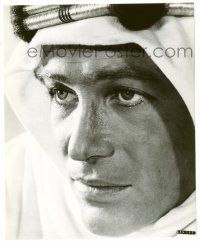 9a529 LAWRENCE OF ARABIA 7.25x9 still '63 David Lean, best super close up of Peter O'Toole!