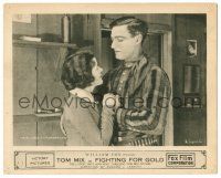 9a272 FIGHTING FOR GOLD 8x10 LC '19 the latest, best, and most thrilling Tom Mix picture!