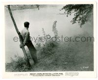9a546 LILITH 8.25x10 still '64 Warren Beatty watches sexy Jean Seberg standing in river!!