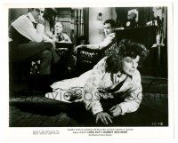 9a566 LONG DAY'S JOURNEY INTO NIGHT 8.25x10 still '62 c/u of scared Katharine Hepburn on floor!