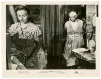 9a709 PINKY 8x10.25 still '49 Elia Kazan directed, Ethel Waters at door glares at Jeanne Crain!