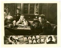 9a741 ROAD BACK 8x10.25 still '37 scene with John Dusty King + paper banner poster image!