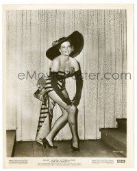 9a827 SON OF PALEFACE 8x10 still '52 great full-length c/u of sexy Jane Russell adjusting garter!