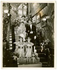 9a836 SPIRAL STAIRCASE 8.25x10 still '46 bride Dorothy McGuire & groom George Brent by Longet!