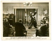 9a857 STORY OF VERNON & IRENE CASTLE 8x10.25 still '39 Ginger Rogers in wacky clown costume!