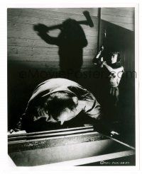 9a858 STRAIT-JACKET 8.25x10 still '64 crazy ax murderer Joan Crawford by Christie, William Castle!