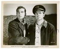 9a877 SWORD IN THE DESERT 8.25x10 still '49 great close up of Dana Andrews & Stephen McNally!