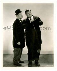9a960 WAY OUT WEST 8.25x10 still '37 great full-length portrait of Stan Laurel & Oliver Hardy!