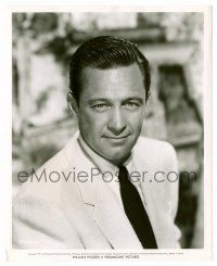 9a976 WILLIAM HOLDEN 8.25x10 still '51 he'll be guest starring on radio's The Living Dead!