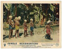 9a030 JUNGLE HEADHUNTERS color English FOH LC '51 native kids playing, Amazon voodoo documentary!