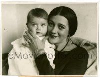 9a101 BARBARA LA MARR 6.5x8.5 news photo '20s the actress with her baby son before she overdosed!