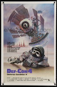 9b196 DEF-CON 4 int'l 1sh '84 really cool Obrero post-apocalyptic sci-fi artwork!