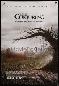 9b172 CONJURING noose advance DS English 1sh '13 based on the true case files of the Warrens!