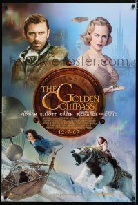 9b271 GOLDEN COMPASS advance DS Canadian 1sh '07 Nicole Kidman, Daniel Craig, Richards, Eva Green!