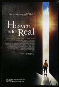 9b311 HEAVEN IS FOR REAL advance DS 1sh '14 Greg Kinnear, based on the incredible true story!
