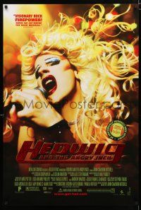 9b312 HEDWIG & THE ANGRY INCH DS foil title 1sh '01 transsexual punk rocker James Cameron Mitchell!