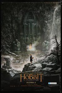 9b322 HOBBIT: THE DESOLATION OF SMAUG teaser DS 1sh '13 cool image of Bilbo outside Erebor!
