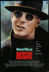 9b332 HUDSON HAWK int'l advance 1sh '91 Michael Lehmann directed, Bruce Willis as singing thief!