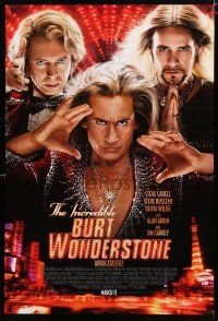 9b344 INCREDIBLE BURT WONDERSTONE advance DS 1sh '13 wacky Steve Carell, Steve Buscemi, Jim Carrey!