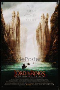9b412 LORD OF THE RINGS: THE FELLOWSHIP OF THE RING advance DS 1sh '01 J.R.R. Tolkien, Argonath!