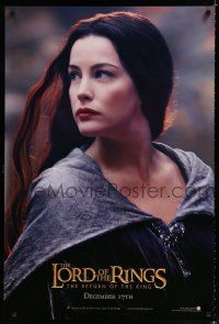 9b427 LORD OF THE RINGS: THE RETURN OF THE KING teaser DS 1sh '03 sexy Liv Tyler as Arwen!
