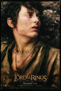 9b420 LORD OF THE RINGS: THE RETURN OF THE KING int'l teaser DS 1sh '03 Elijah Wood as Frodo!