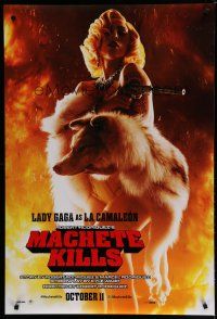 9b437 MACHETE KILLS teaser DS 1sh '13 image of sexy Lady Gaga as La Camaleon!